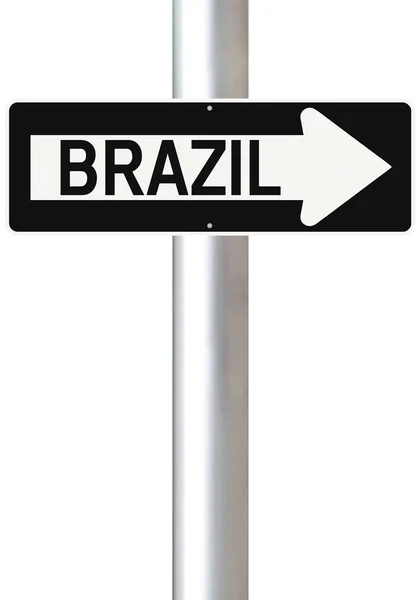 Un camino a Brasil — Foto de Stock