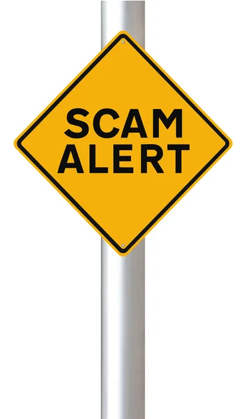 Scam Alert — Stock Photo, Image