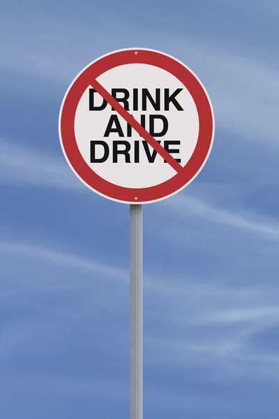 Drinking and Driving Not Allowed — Stock Photo, Image