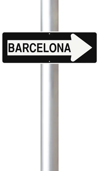 Este Camino a Barcelona — Foto de Stock