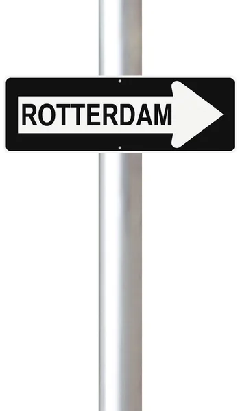 Este camino a Rotterdam — Foto de Stock