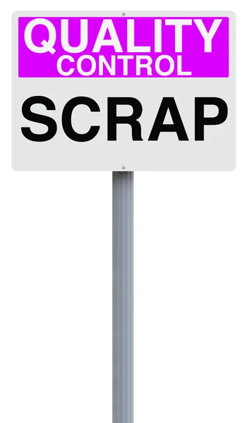 Scrap Sign — Stock Photo, Image