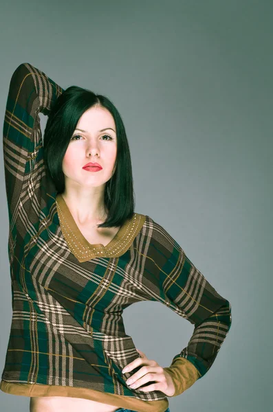 Portrait of a beautiful young woman — Stock Photo, Image