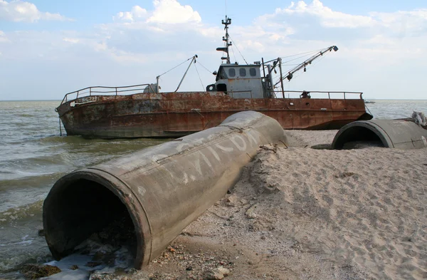 Coast of the Azov Sea. Environs Of Taganrog. — Stock Photo, Image