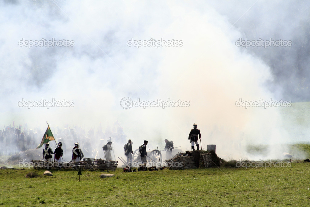 Borodino. Reconstruction of the battle.