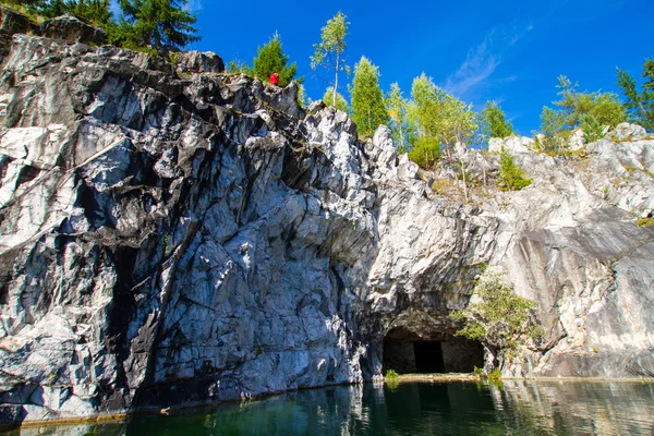 Ruskeal's marble canyon — Stock Photo, Image