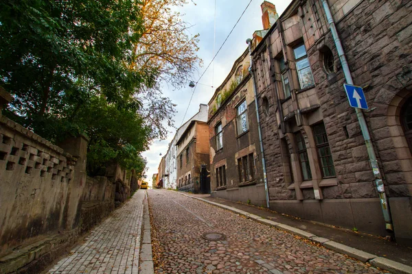 Wyborg, alte Straßen — Stockfoto