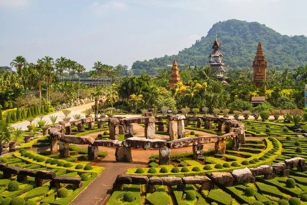 Thailand, nong nooch tropische tuin — Stockfoto