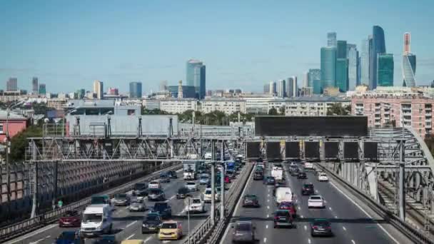 Road City Traffic Megalopolis — Stock Video