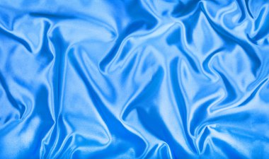 Mavi saten Tekstil
