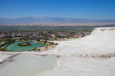 Pamukkale landscape in Denizli Turkey