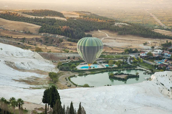 2021 Pamukkale Provincia Denizli Vuelo Globo Aerostático Turquía —  Fotos de Stock