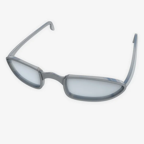 Détail gros plan sur les lunettes de protection solaire sport — Photo