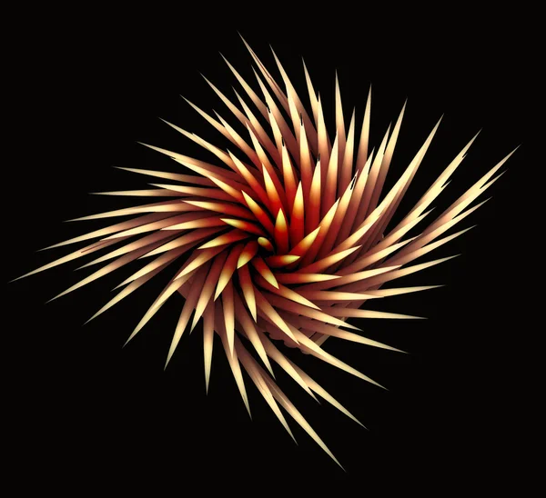 Spiky swirl shape background cover — Stock Photo, Image