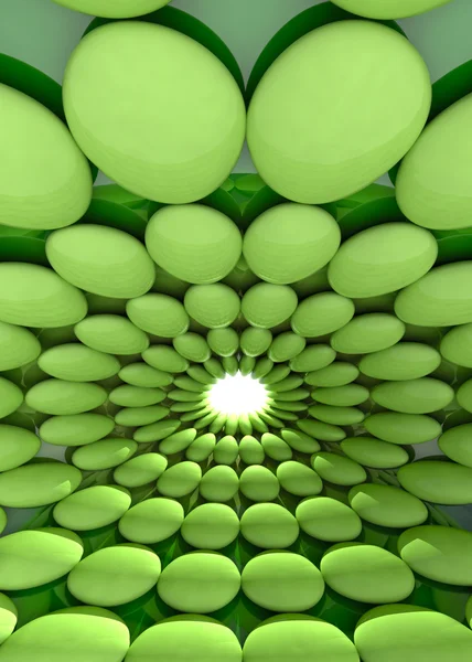 Rounded green cell cool background or template — Stock Photo, Image