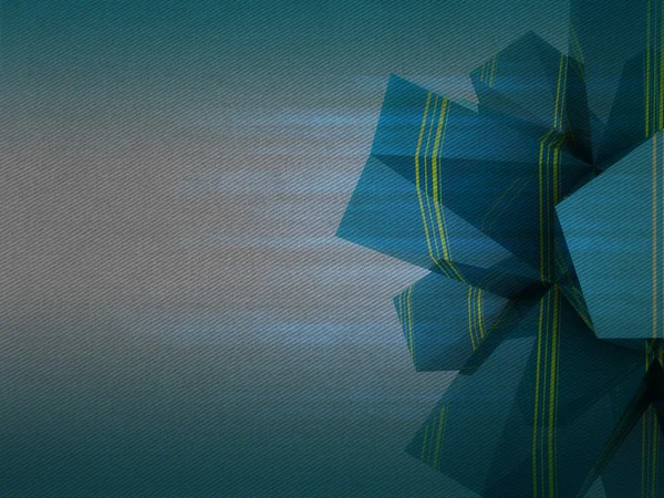 Jaune rayé bleu triangulé cool abstrait forme détail fond — Photo