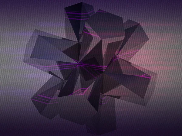 Смугастий кольоровий трикутний фон проекту холодної форми — стокове фото