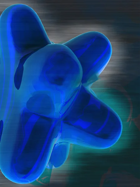 Υγρό αφηρημένη alighted μπλε χρωματιστά στρογγυλό σχήμα λεπτομέρεια υπόβαθρο — Φωτογραφία Αρχείου