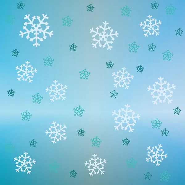 明るい雪落下ベクトル パターン — ストックベクタ