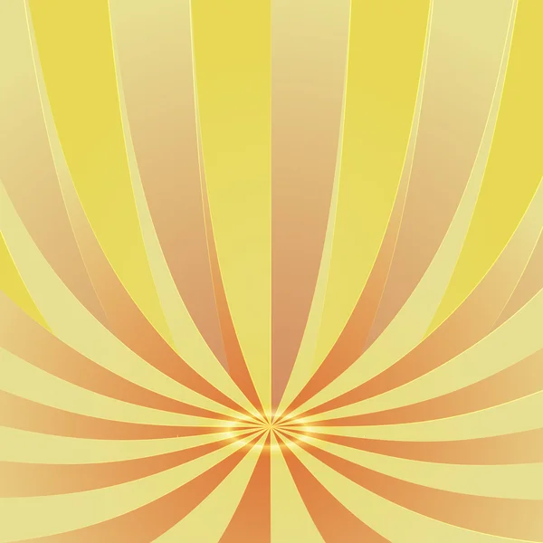 橘黄色的弯曲波中心点矢量模板 — 图库矢量图片