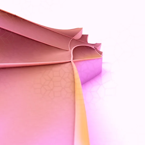 Forma viola rosa costruzione di design — Foto Stock