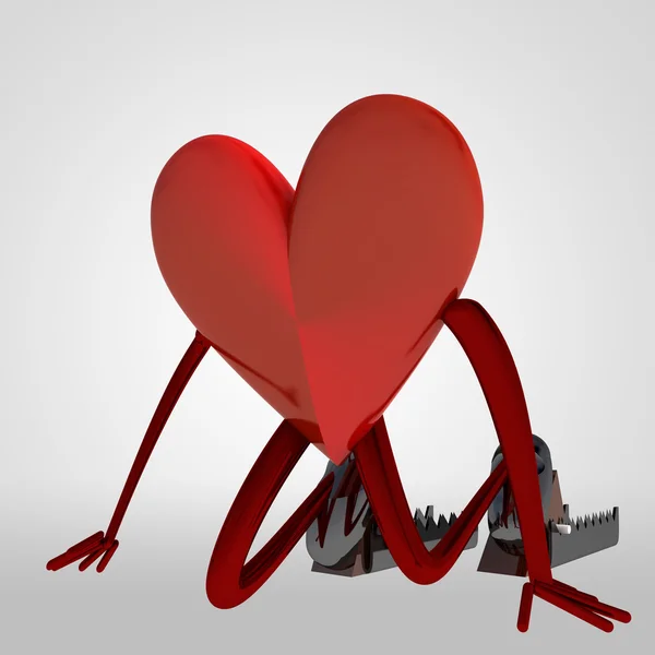 Heart health figure on the start — Stock Photo, Image