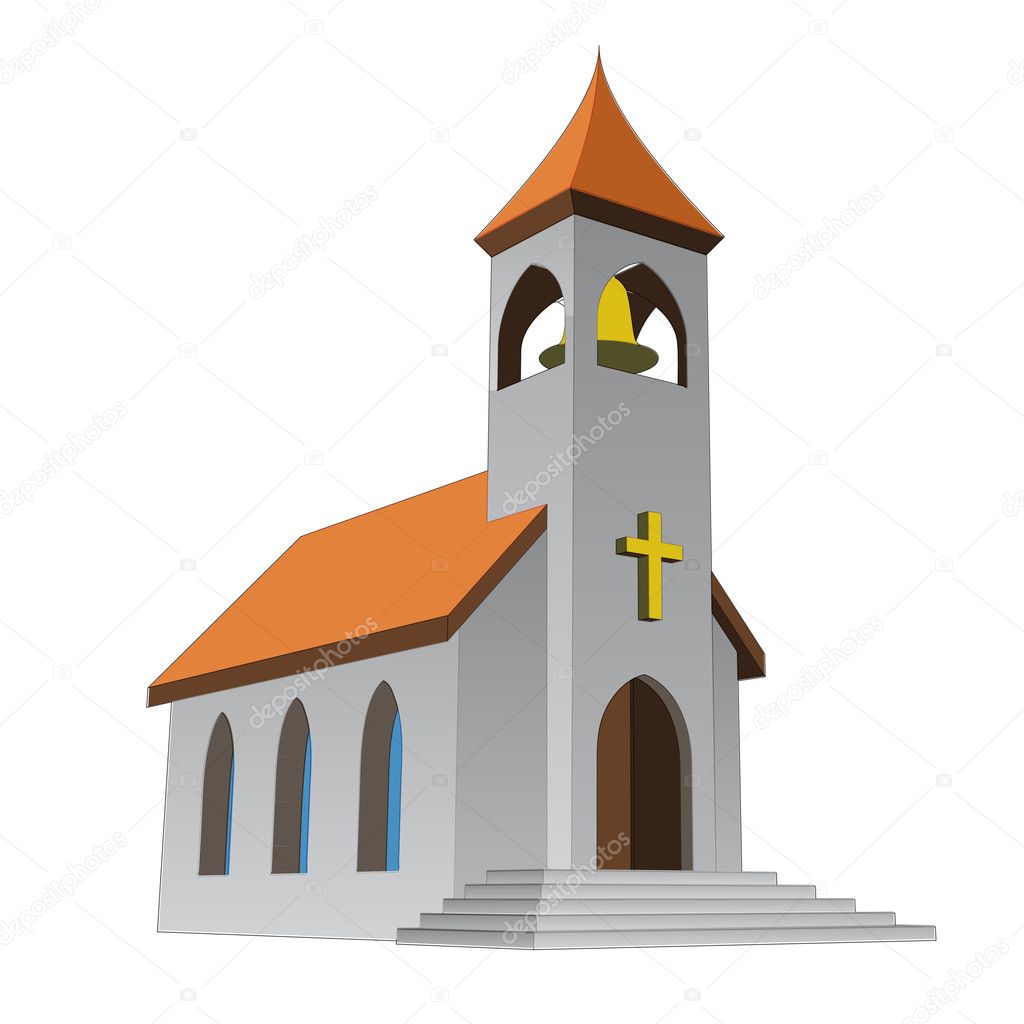 Iglesia dibujo imágenes de stock de arte vectorial | Depositphotos