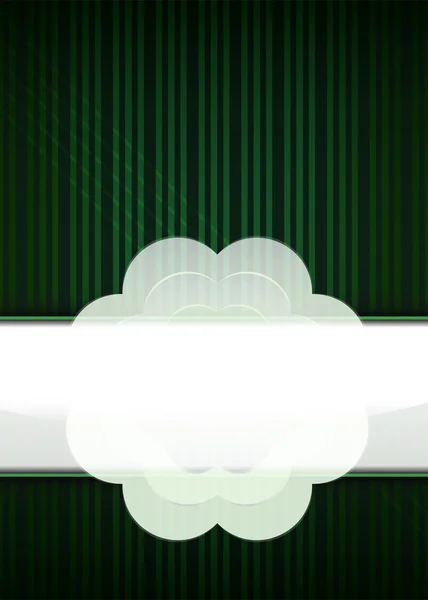 Disposition de luxe à rayures verticales avec vecteur nuage de texte — Image vectorielle