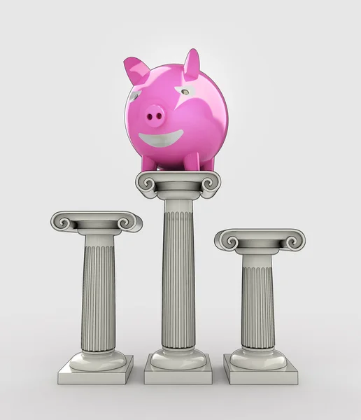 Best value of your money concept with pig — Stock Photo, Image