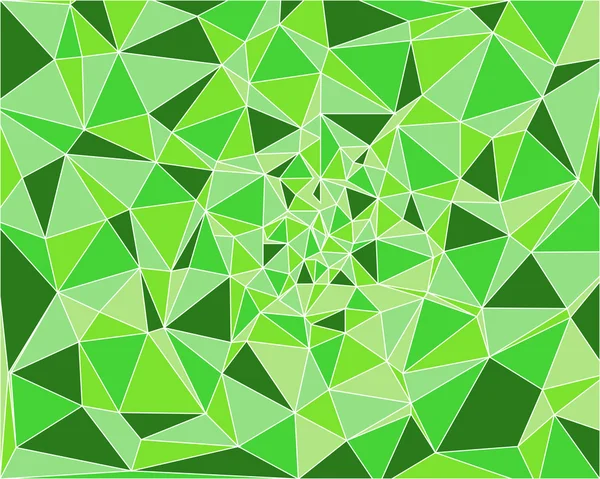 Amplia estructura triangular de escala de sombra verde — Vector de stock