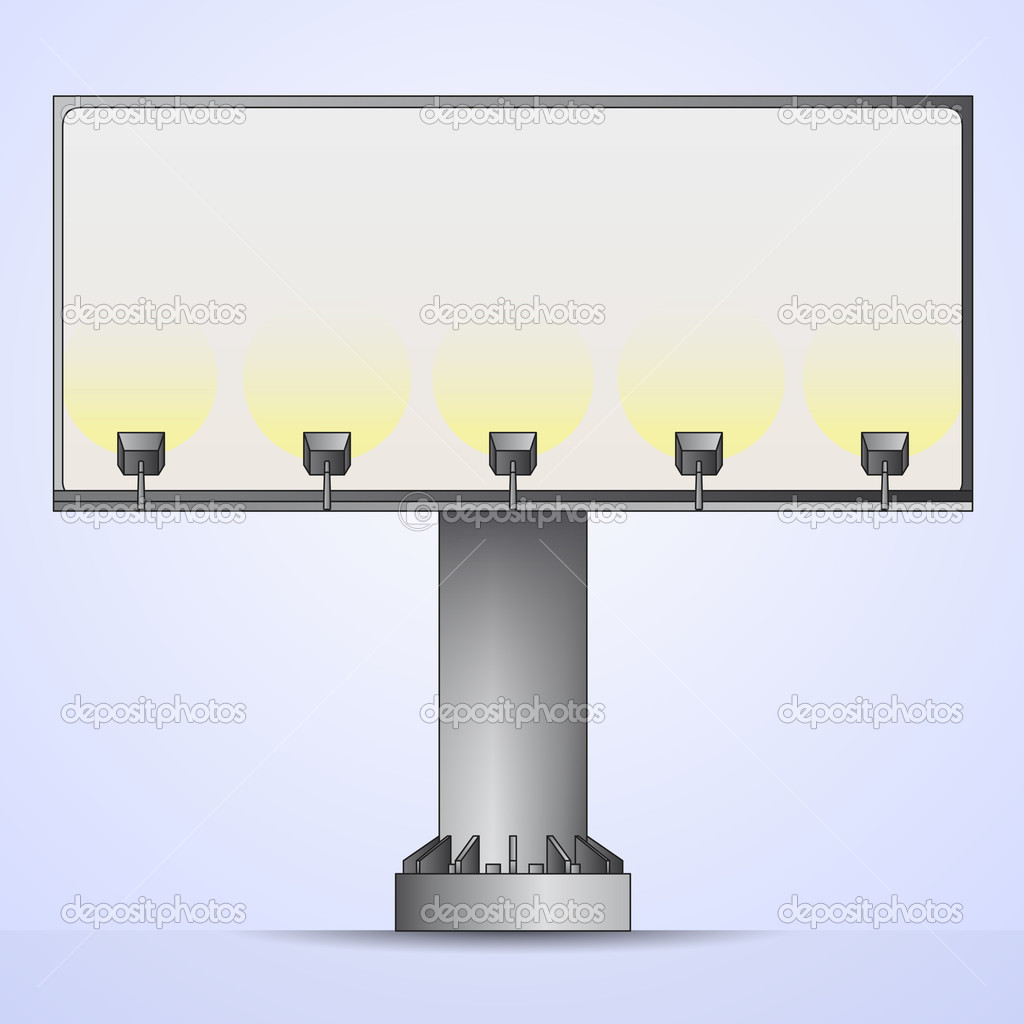 Front billboard vector drawing Stock Vector Image by ©Adikk 30289597