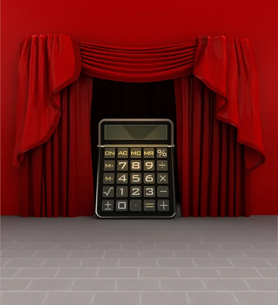Calculation introduction before show starts — Stock Photo, Image