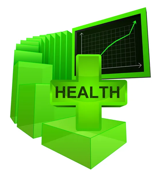 Pozytywne wyniki medycznych opieki zdrowotnej wektor — Wektor stockowy