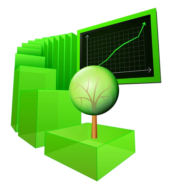 Resultados positivos del vector de negocio ambiental — Vector de stock