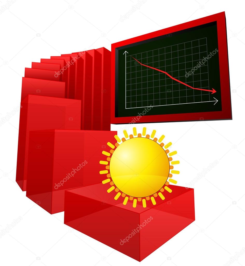 negative forecast results of good weather vector