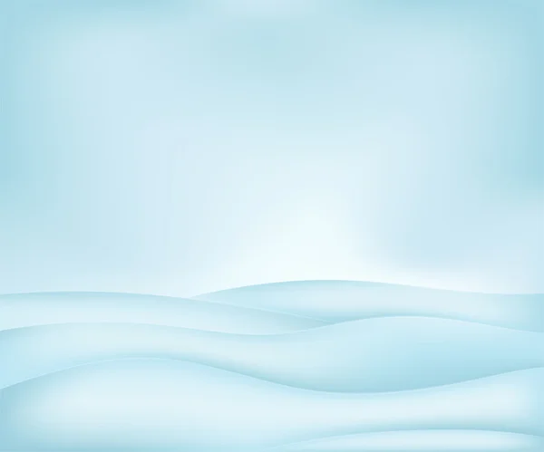 Calm free winter landscape plain scene vector — 图库矢量图片