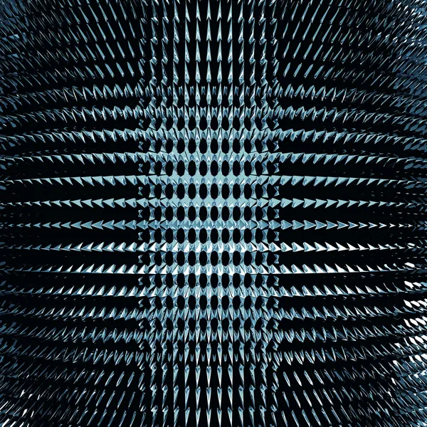 Dreieckige schwarze und blau schattierte Komposition Tapete — Stockfoto