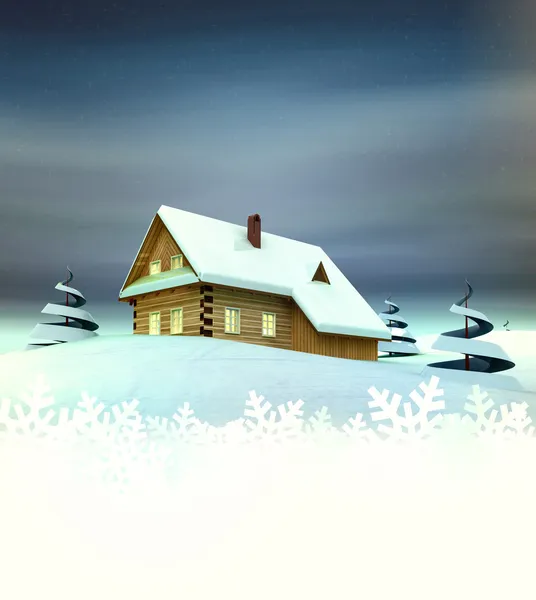 Mountain cottage — Stock Photo, Image