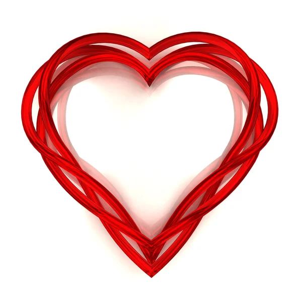 Grafika w kształcie serca — Zdjęcie stockowe