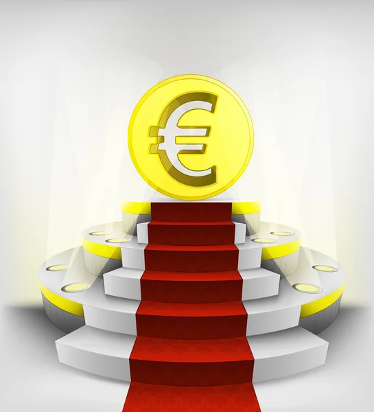 Euro business-tentoonstelling — Stockvector