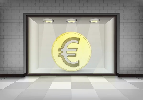 Euro winkel — Stockvector