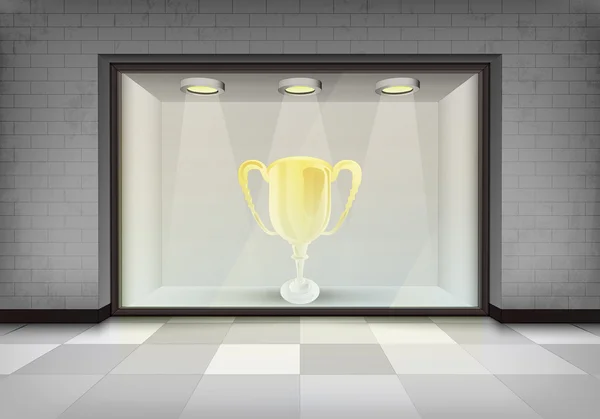 Guld champion cup — Stock vektor