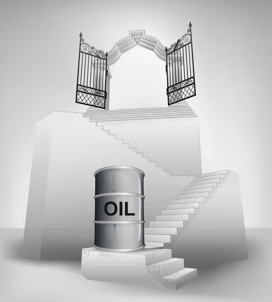 Oil barrel — Stock Vector