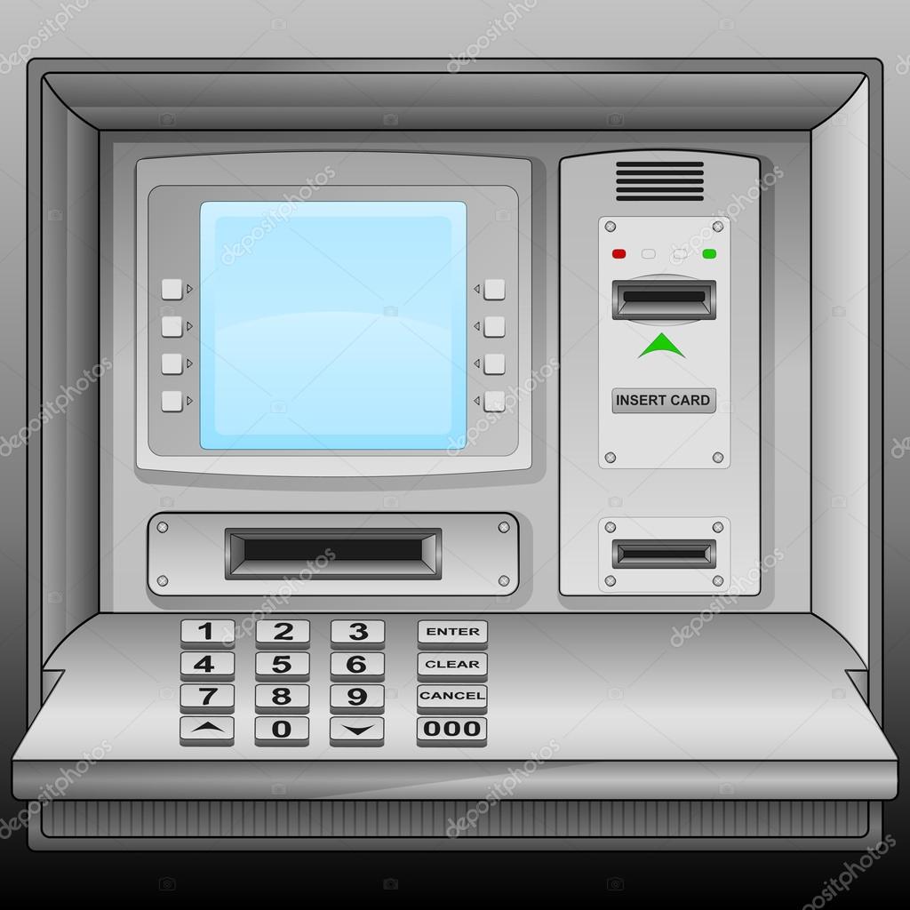 Cash machine with blue blank screen vector ⬇ Vector Image by © Adikk | Vector Stock 47222111 Cash machine with blue blank screen vector ⬇ Vector Image by © Adikk | Vector Stock 47222111