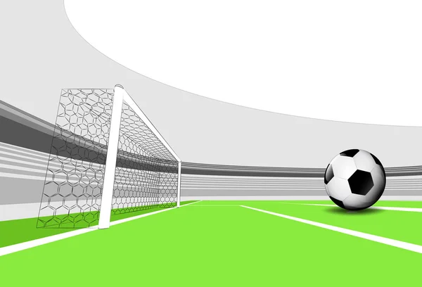 Sceny zabaw szczęśliwy piłki nożnej — Wektor stockowy