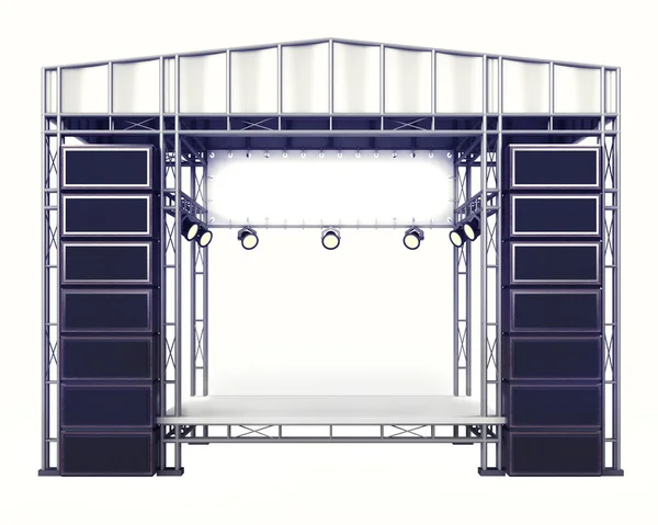 Concert stage steel construction — Stock Photo, Image