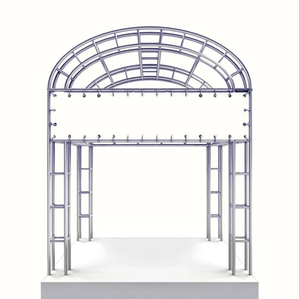 Techo sobre construcción de acero —  Fotos de Stock