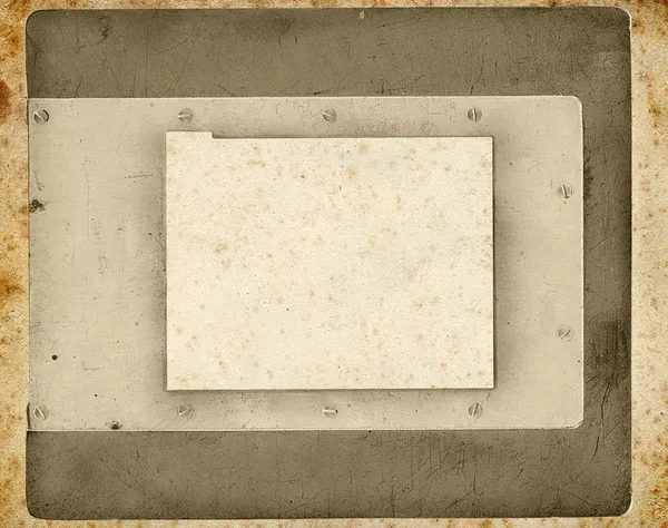 Stary papier rama tło — Zdjęcie stockowe