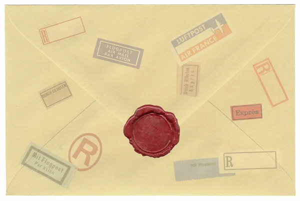 Retro zarf — Stok fotoğraf