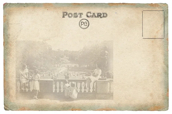 Vieille carte postale — Photo